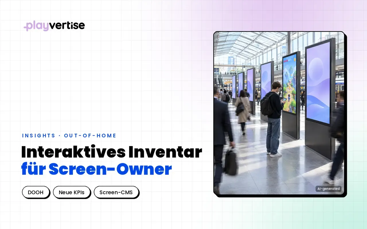Interaktives Inventar für Screen-Betreiber:innen: Ein neues Argument im Verkaufsgespräch