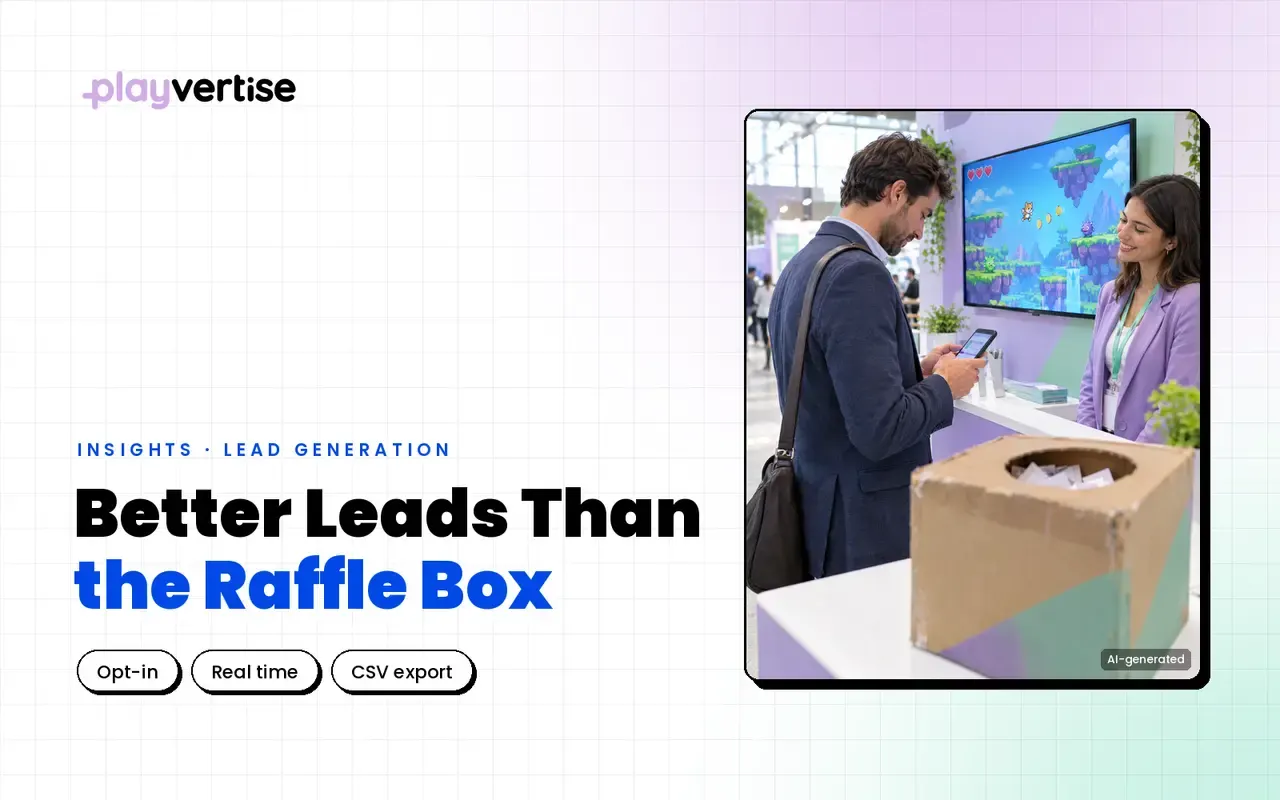 Better Leads Than the Raffle Box: Why Contacts From a Game Are Worth More