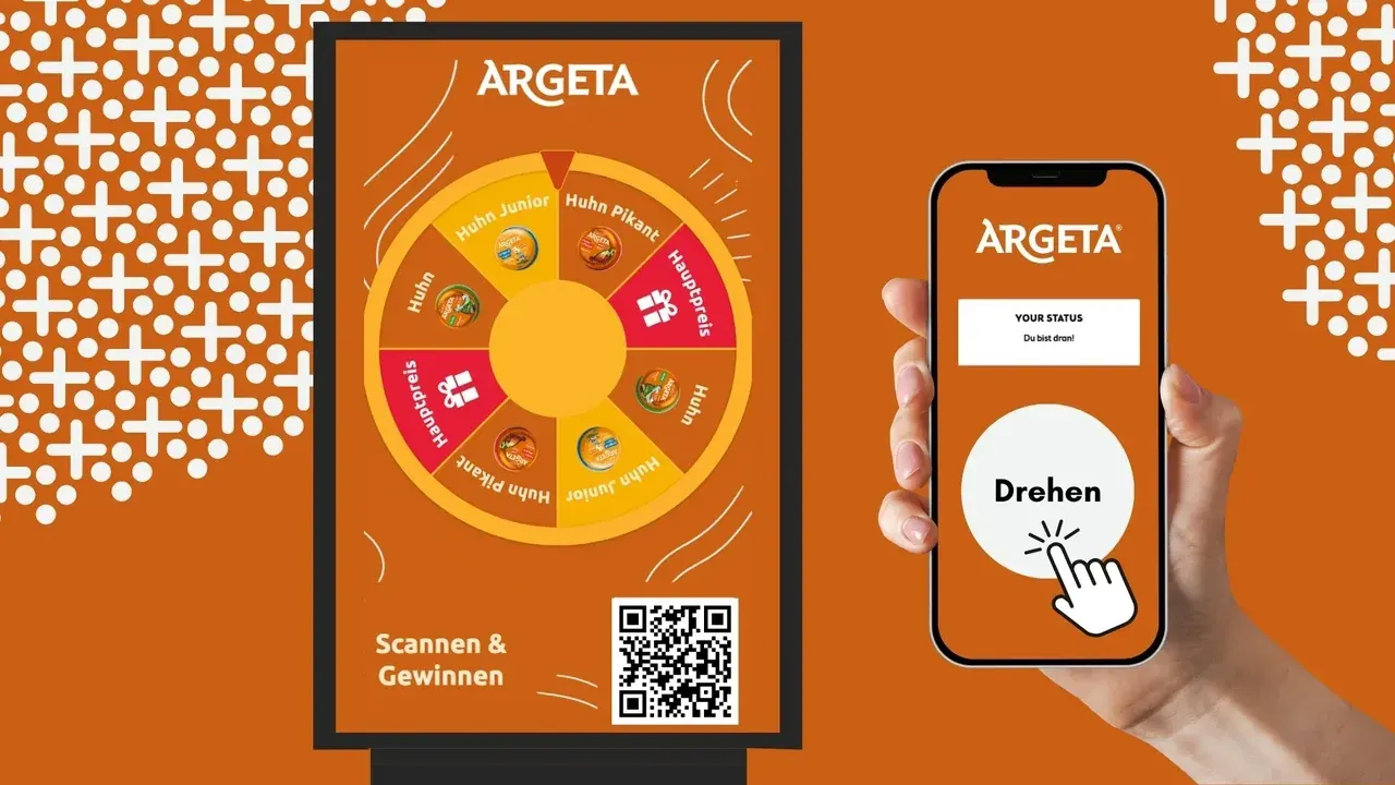 Argeta Spin the Wheel Promotion Wien Mitte