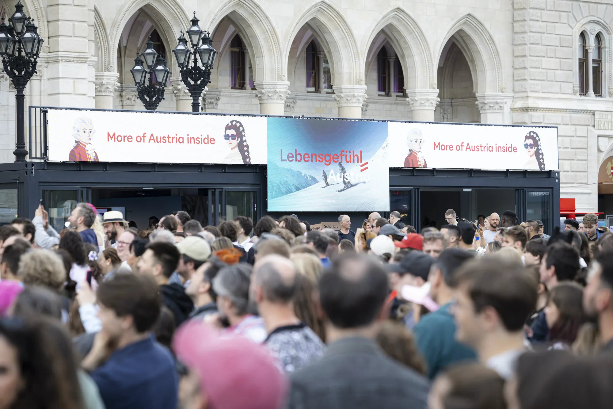 Austria Tourism activation at the ESC area